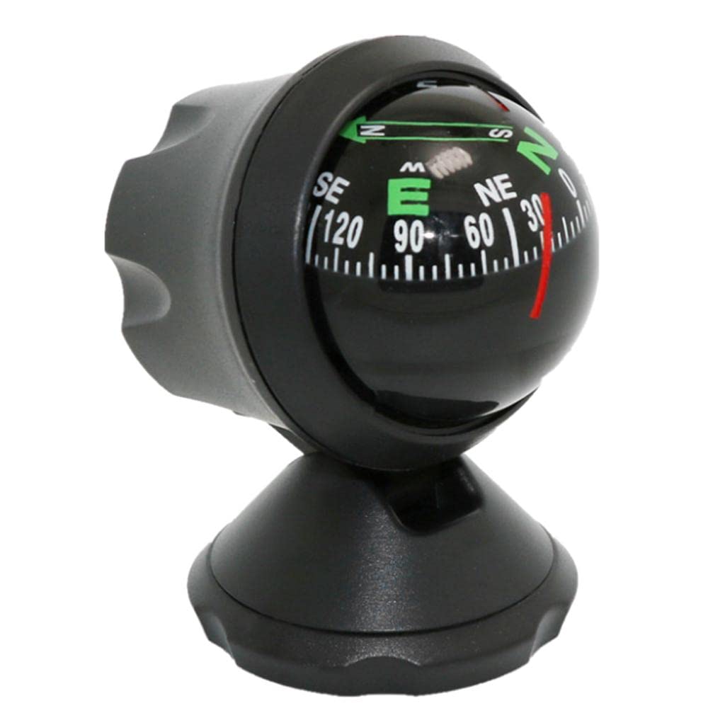 CALANDIS Auto Car Vehicle Navigation Ball Compass Travel Driving Adjustable Black, Other, Interior, Car & Truck Parts-picture-27