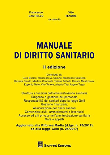 Manuale Diritto Sanitario