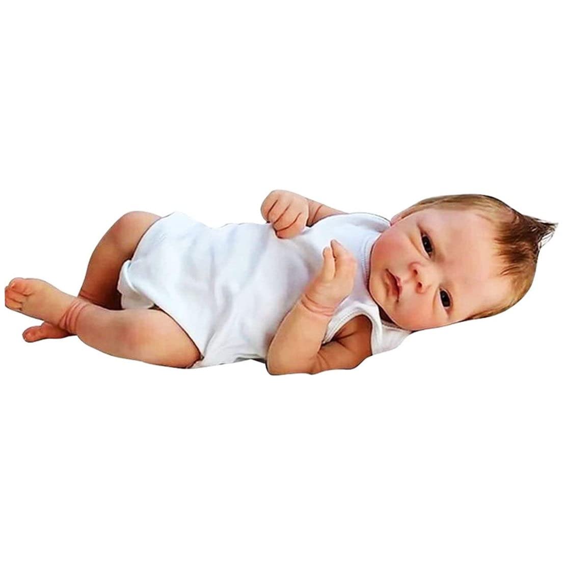 18inch Reborn Baby Dolls Handmade Full Body Silicone Vinyl Reborn Dolls Toddler Real Life Baby Dolls Toys 3 Years Old +