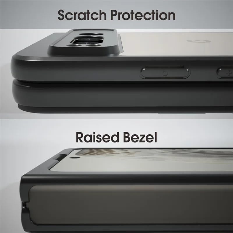Image of Phone Case for Google Pixel Fold, Matte Frosted Back Cover, First-Rate Protection, Genuine Button Response, Special Radian Design, Camera Protection, Black