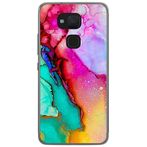 Tumundosmartphone Funda Gel TPU para Bq Aquaris V/VS diseño Mármol 15 Dibujos