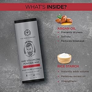 The Man Company Hair Volumizing Powder Wax for Men 5gm | 24 hrs Strong Hold with Matte Finish | 100% Natural & Safe Hair Styling Powder | Paraben & Sulphate Free 5