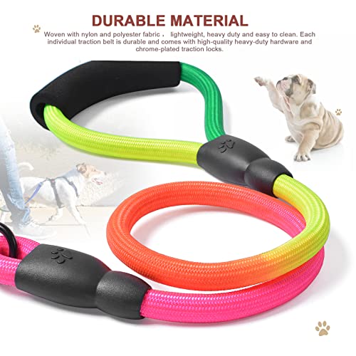 3-in-1 Hundeleine mit Verstellbarer Abnehmbarer Kupplung - 75 Zoll Doppelte Leinen für Hunde um 360 drehbar für EIN, Zwei oder DREI Hunde - Ideal zum Pet Walking und Wandern