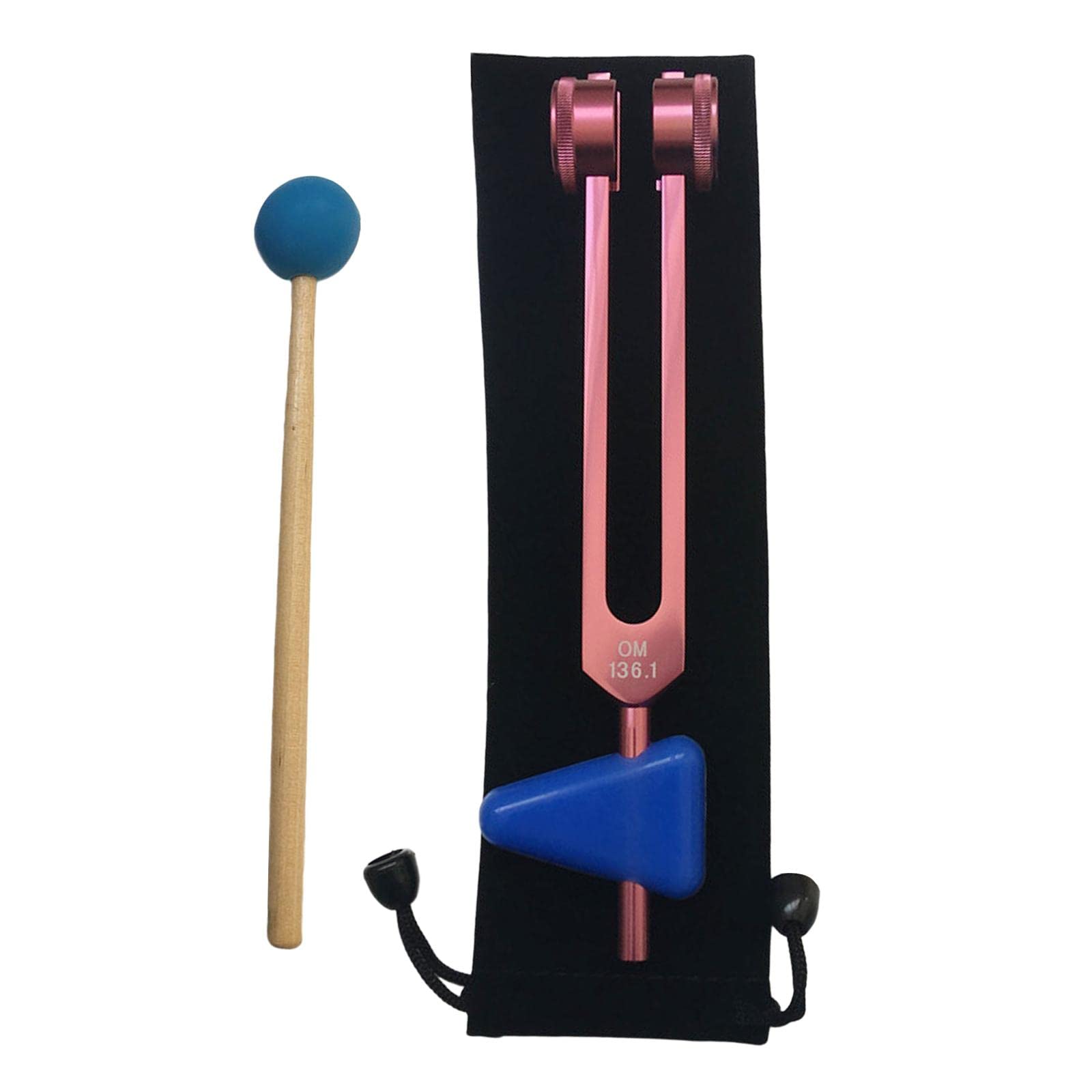 Calandis™ 136.1 Hz Tuning Forks Set With Storage Bag For Sound Meditation Rose Pink | Other Health & Life Science | Healthcare, Lab & Life Science | Business & Industrial-image-8