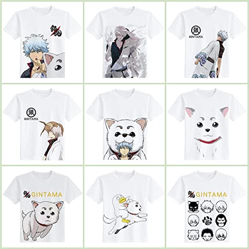 銀魂 tシャツ 半袖 メンズ レディース 夏 クルーネック 坂田銀時 神楽 定春 エリザベス アニメ キャラクター ティシャツ 男女兼用 衣装 綿 通気 ゆったり 大きいサイズ ペアルック 日常服 ルームウェア 活動服 周辺 丸首 誕生日 贈り物 (7,M) 銀魂 tシャツ 半袖 メンズ レディース 夏 クルーネック 坂田銀時 神楽 定春 エリザベス アニメ キャラクター ティシャツ 男女兼用 衣装 綿 通気 ゆったり 大きいサイズ ペアルック 日常服 ルームウェア 活動服 周辺 丸首 誕生日 贈り物 (7,M)