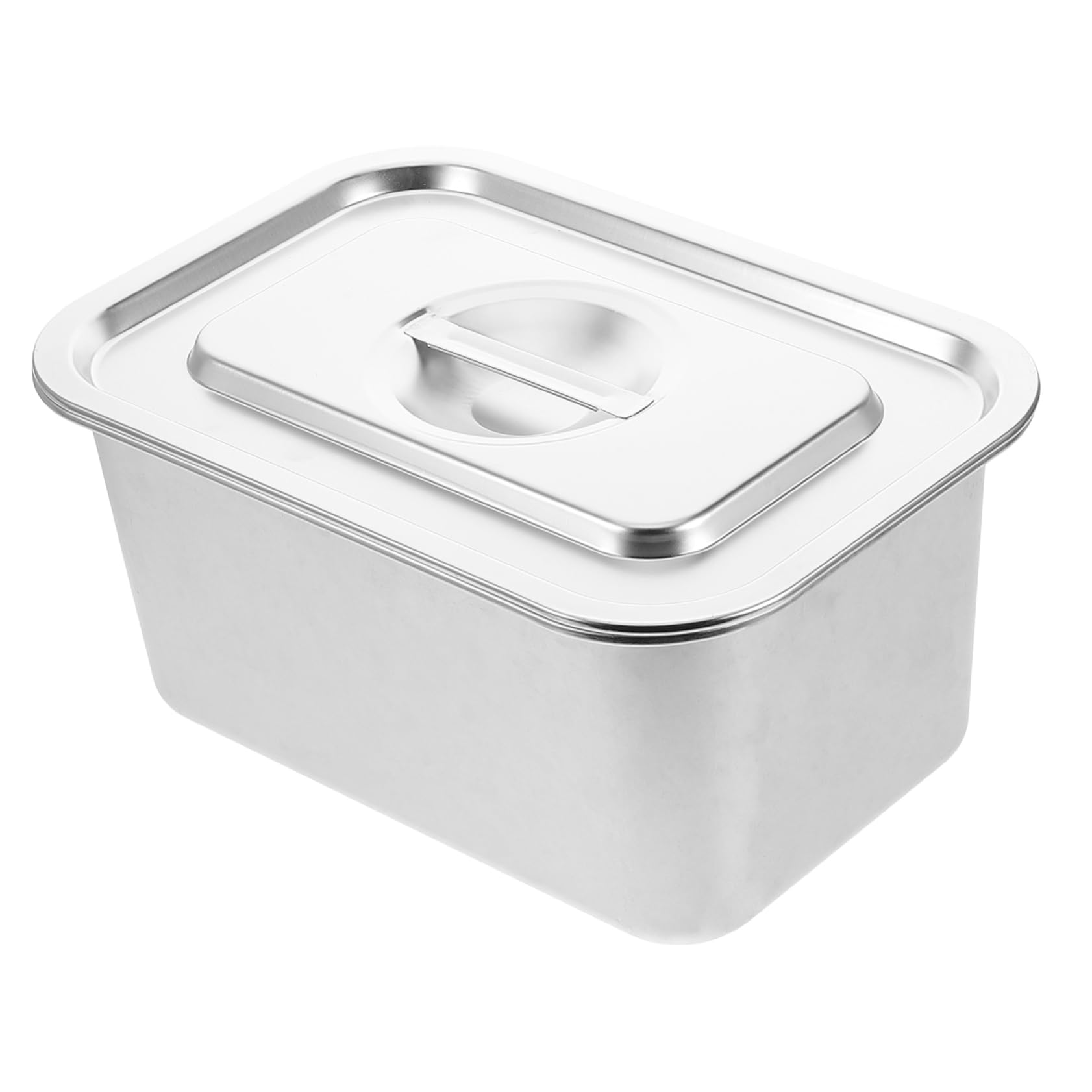 Contenedor de compost de acero inoxidable PRETYZOOM para encimera de cocina con tapa