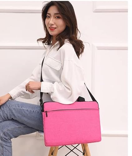 𝑻𝑨𝑵𝑮𝑩𝑶𝑳𝑰𝑩𝑶 Laptop Sleeve Case 14 Inch, Durable Shockproof Protective Laptop Sleeve, Water Resistant Computer Carrying Bag, Rose Red #TOP5