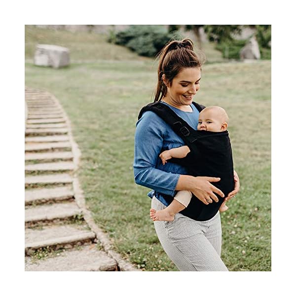 Boba X Babytrage Neugeborene ab Geburt - 2 Tragepositionen Mit Blick zum Baby und als Rucksack Kindertrage 3-20kg, Mit… – Bild 5