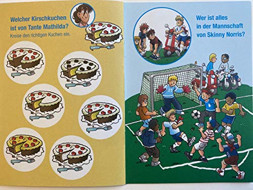Carpeta 4 Mal- und Rätselhefte * DIE DREI ??? Kids * mit 12 Seiten in DIN A6 | perfekt als Mitgebsel oder Geschenk | 3… – Bild 5