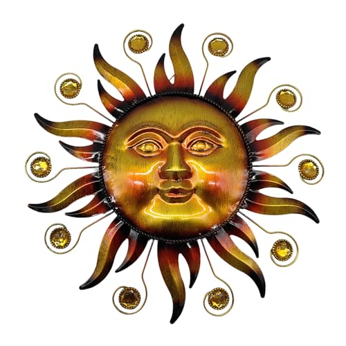 Metal-Sun-Wall-Art-13-Rustic-Retro-Hanging-Wall-Sculpture-Decoration-Outdoor-Farmhouse-Decor Metal Sun Wall Art 13 Rustic Retro Hanging Wall Sculpture Decoration Outdoor Farmhouse Decor