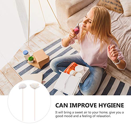 ARTIBETTER 2 Unidades de Difusor de Palheta Varas de Rattan Rosa Flor Em Botão de Reposição Recarga