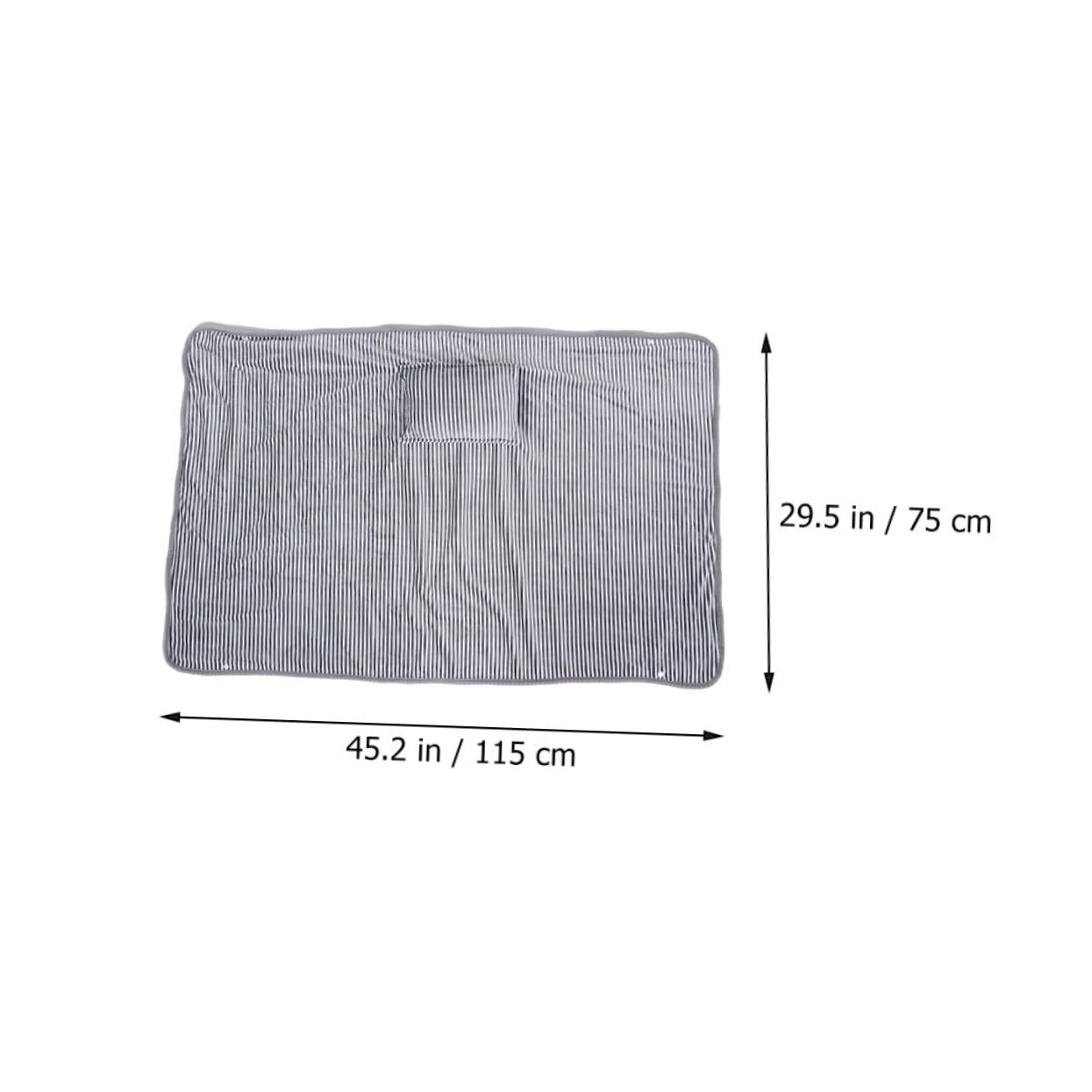 TOPBATHY 1 Pc Couverture de Jambe chauffante Pendentif Amovible Peluche Mini Plaid Chauffant USB Plaid Chauffant électrique Couverture de Corps Chaude électrique Flanelle Grey