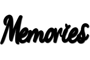 Laser Cut Basswood Silhouette Memories Wall Sign
