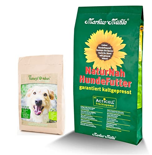 15kg Markus Mühle NaturNah Hundefutter + 5kg Naturpfötchen Umweltbewusst&Vital Trockenfutter mit Insektenproteinen (15kg Naturnah + 5kg Naturpfötchen Umweltbewusst&Vital mit Insektenproteinen)