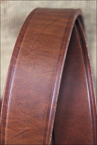 3D 1 1/2" Brown Men's Western Basic Belt4