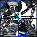 Sinuyie ‌Kids Dirt Bike 8-14 - 49cc 2-Stroke Pro-Level Off-Road Gas Motorcycle with Hydraulic Disc Brakes, Heavy Duty Alloy Frame, 25MPH Max Speed (Blue)