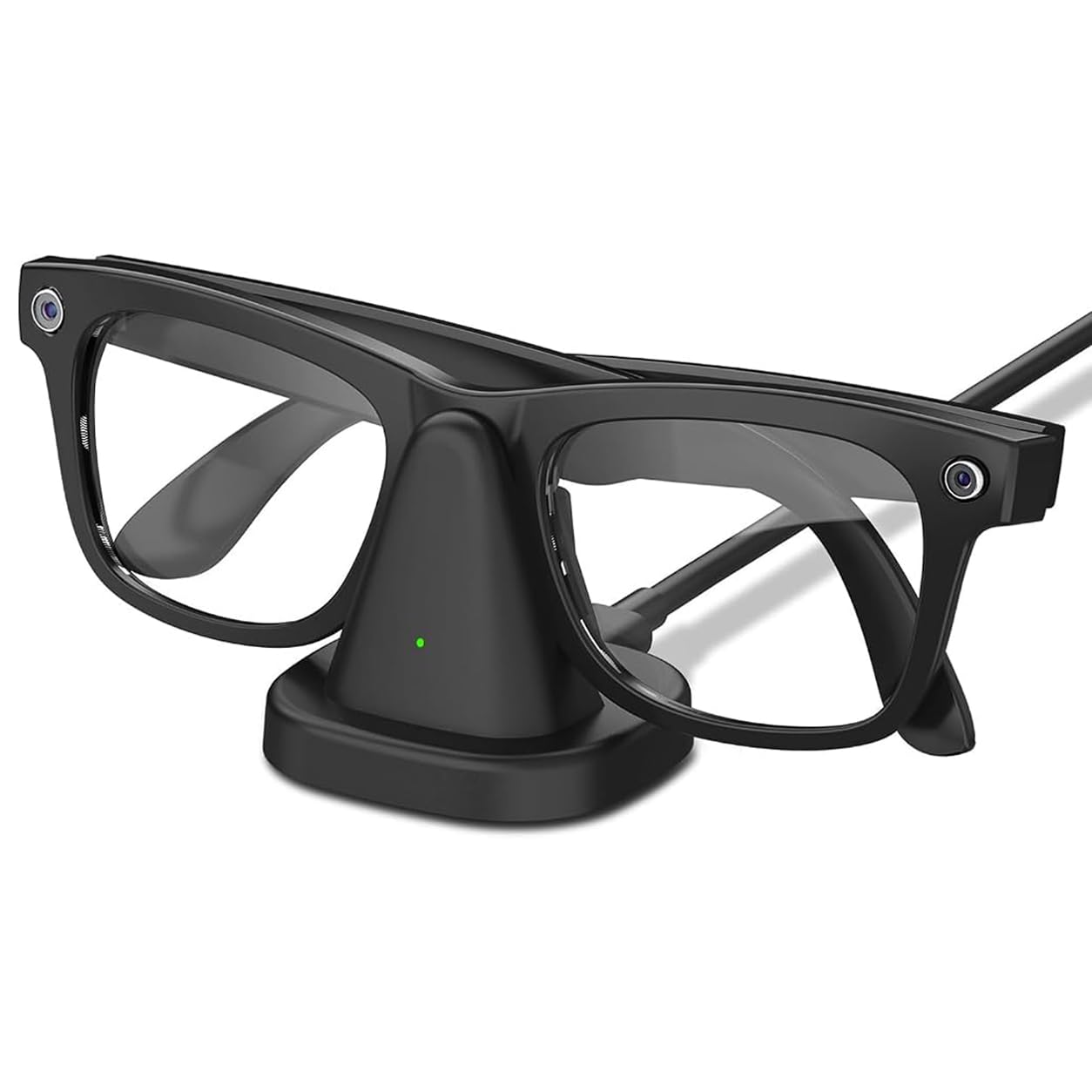 ZORBES® Charging Stand for Smart Glasses USB C Sync Dock | Smart Glasses Charging Stand, Anti Slip Safe Charger for First and Second Generation Meta Smart Glasses-image-16