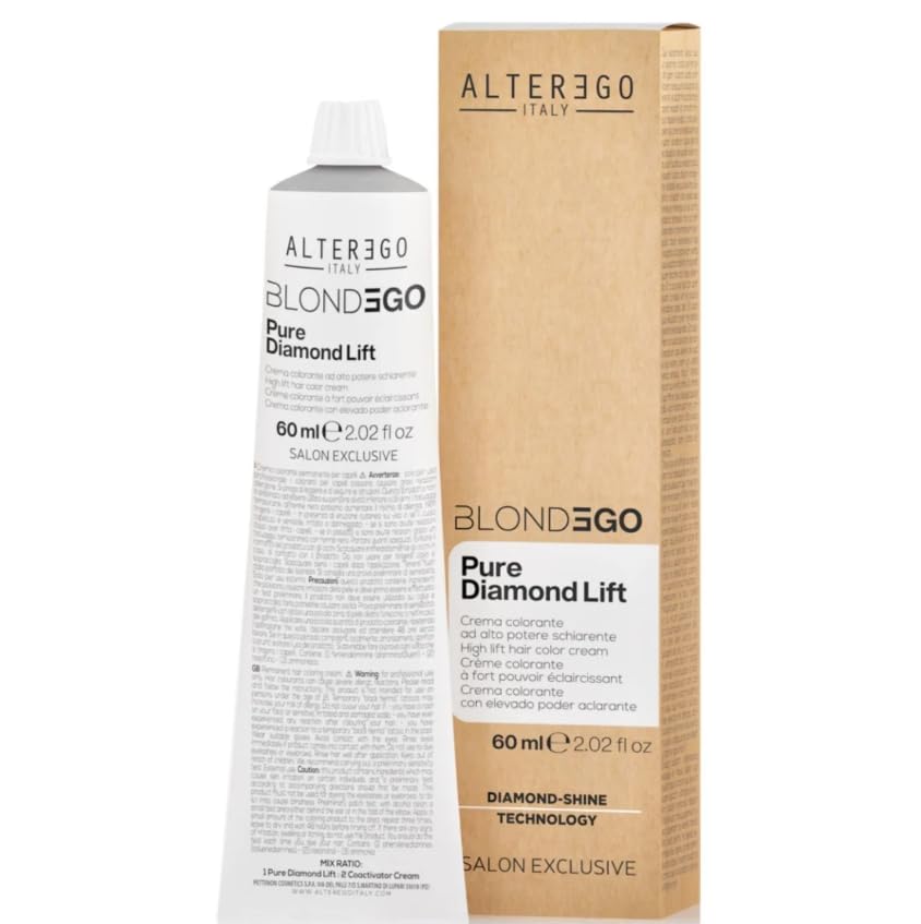 Alterego Blondego Pure Diamond Lift 60ml -crema colorante aclarante perla ceniza