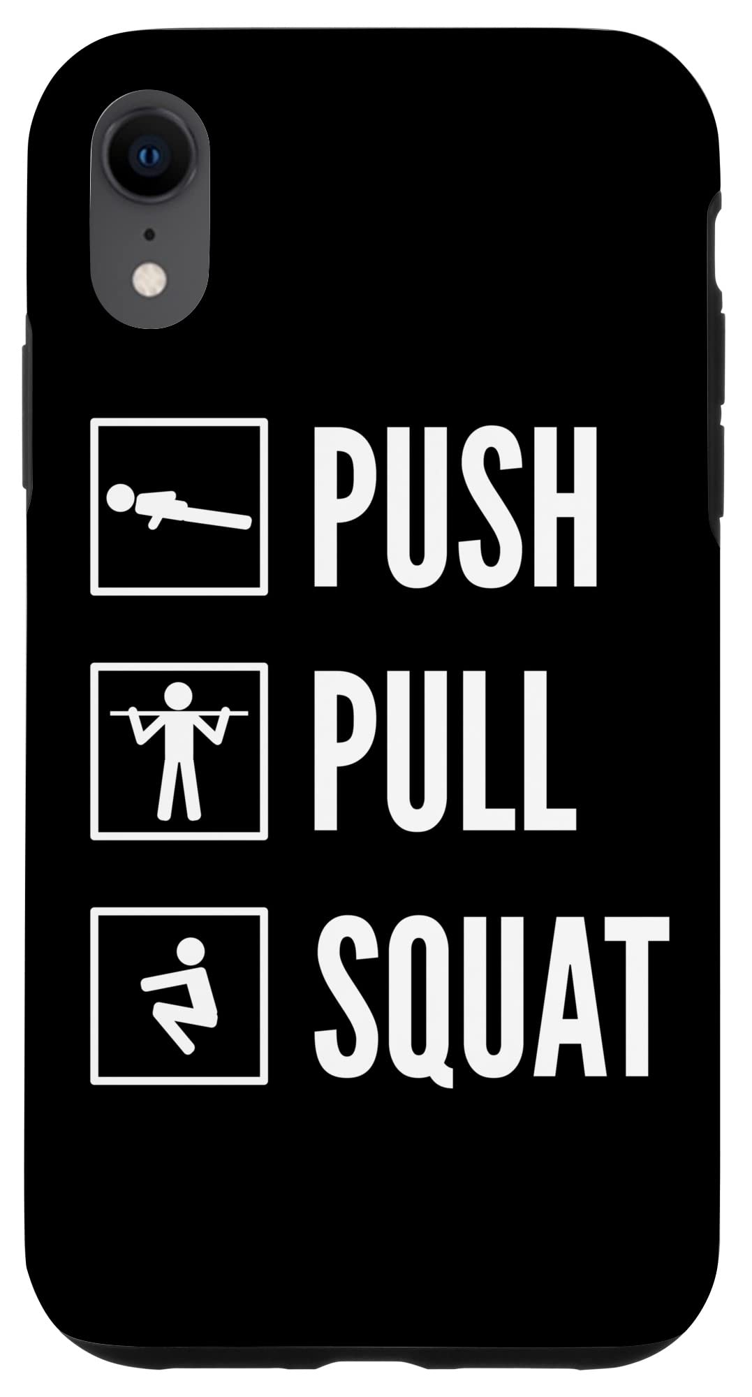 iPhone XR PUSH PULL SQUAT Calisthenics & Bodyweight Training Design Case