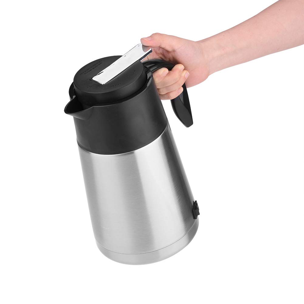SIXRUN 1200ml Czajnik Samochodowy, 12V 24V Przenośny Czajnik Podróżny z Automatycznym Wyłącznikiem i Rurką Grzewczą ze Stali Nierdzewnej 304 na Wyprawy i Kemping (24V)