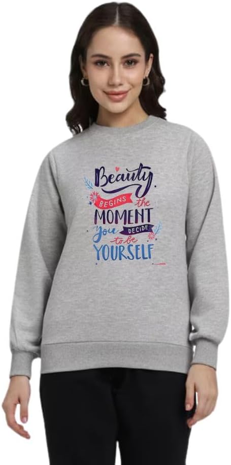 International Women’s Day Sweatshirt – Full Sleeve, 100% Cotton | Soft, Warm & Comfortable | Ideal for Events, Casual Wear & Daily Outfits