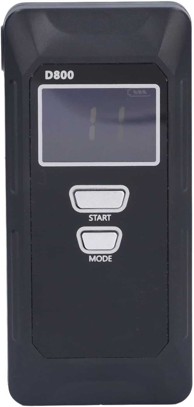 ポータブル飲酒検知器プロフェッショナルアルコールテスター高精度LCDディスプレイサウンドアラーム付き個人の職場の安全のためのMCU制