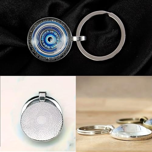 Image of Storite Evil Eye Keychain - Protective & Stylish Keyring for Men & Women - Ideal Gift for Friends & Family