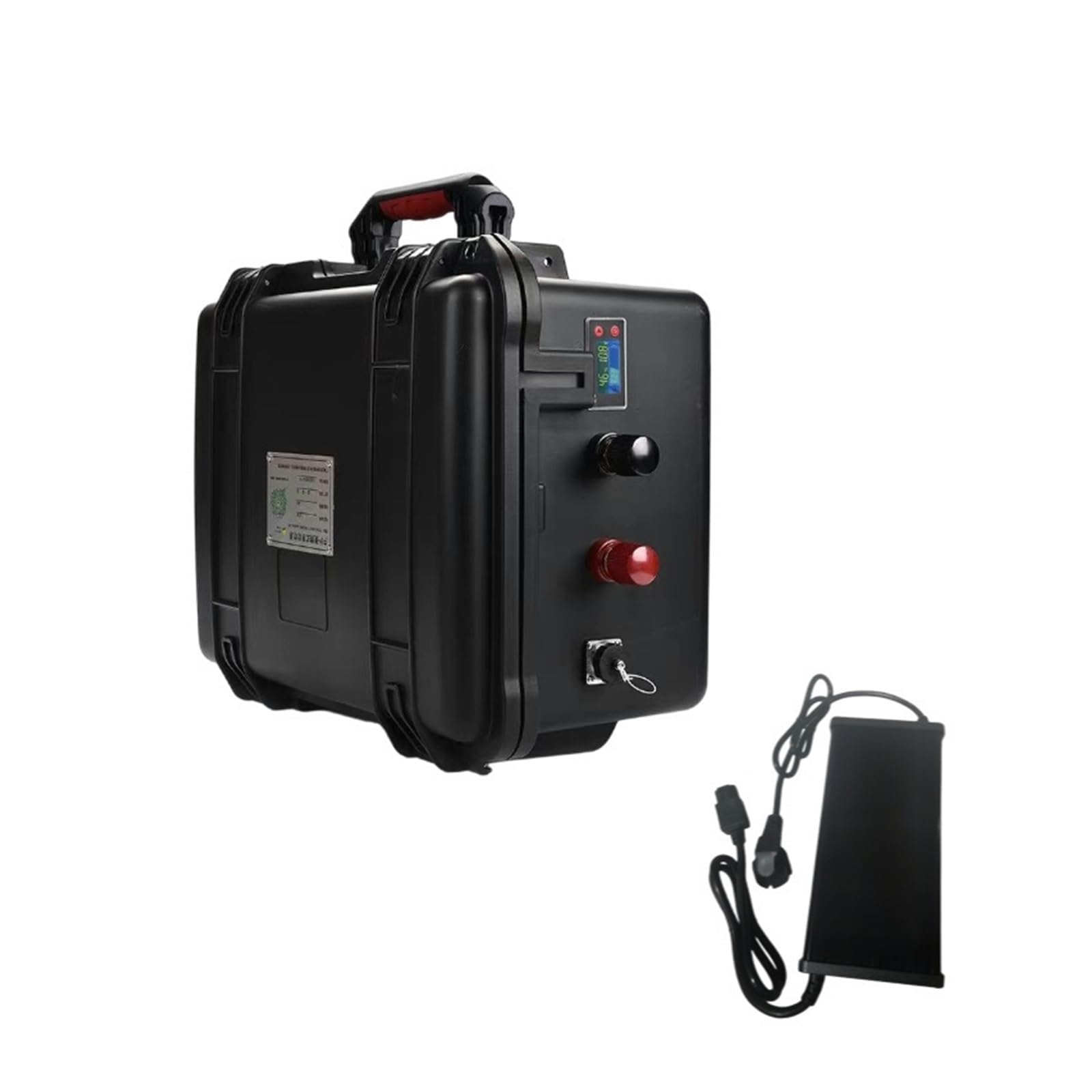 Batteria LiFePO₄ Da 48 V Impermeabile Di Grado Marino (50 Ah–200 Ah) + Caricabatterie