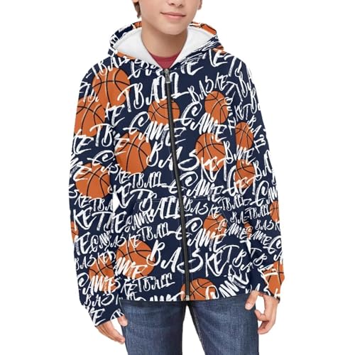 Kids Zip Up Hoodies for Fall Winter Long Sleeve Hooded Sweatshirts Girl Boys Lightweight Zipper Jackets with Pockets3