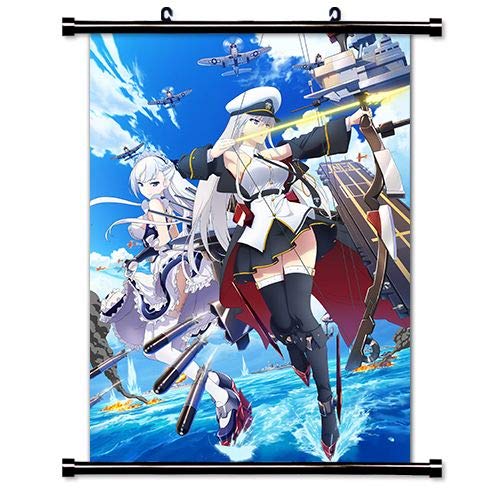 ROUNDMEUP Azur Lane Anime Fabric Wall Scroll Poster (16x22) Inches [A] Azur Lane-31