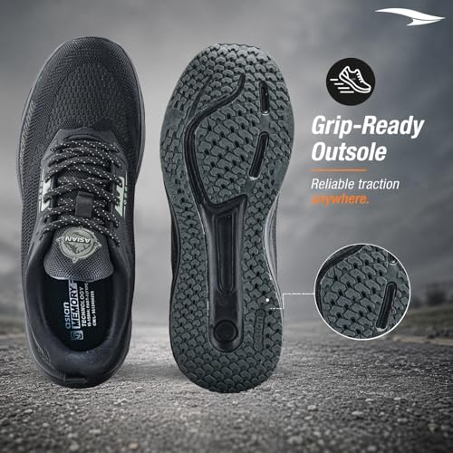 Image of ASIAN Titan-16 Men's Running Shoes | Lightweight Knit Mesh Upper | Breathable Airflow Design | EVA Grip Sole Comfortable Daily Use