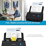 ScanSnap iX1400 High-Speed Simple One-Touch Button Color Document, Photo & Receipt Scanner with Auto Document Feeder for Mac or PC, Black - Image 2