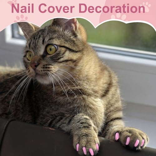Image of 10 Pcs Cat Bathing Bag Set Mesh Shower Bag Anti Bite and Scratch Pet Grooming for Washing Brush, Cat Muzzle, Nail Clipper, Nail File, Tick Tool (Gray and Pink)