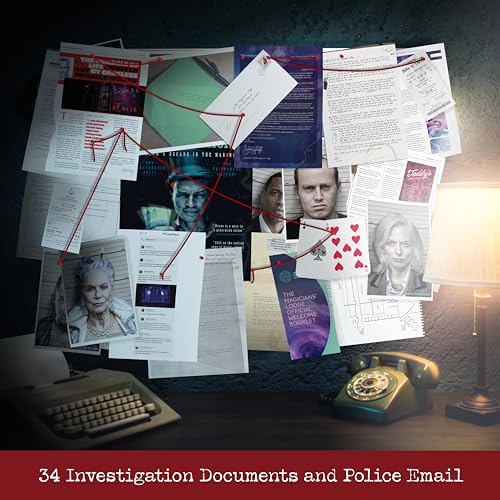 Cryptic Killers Unsolved murder mystery game - Cold Case Files Investigation Detective clues/evidence - Solve the crime - For individuals, date nights & party groups - Murder of a Magician - Image 3