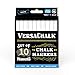 White Chalkboard Chalk Markers by VersaChalk (Fine Markers) | Dust Free, Water-Based, Non-Toxic Wet Erase Chalk Ink Pens