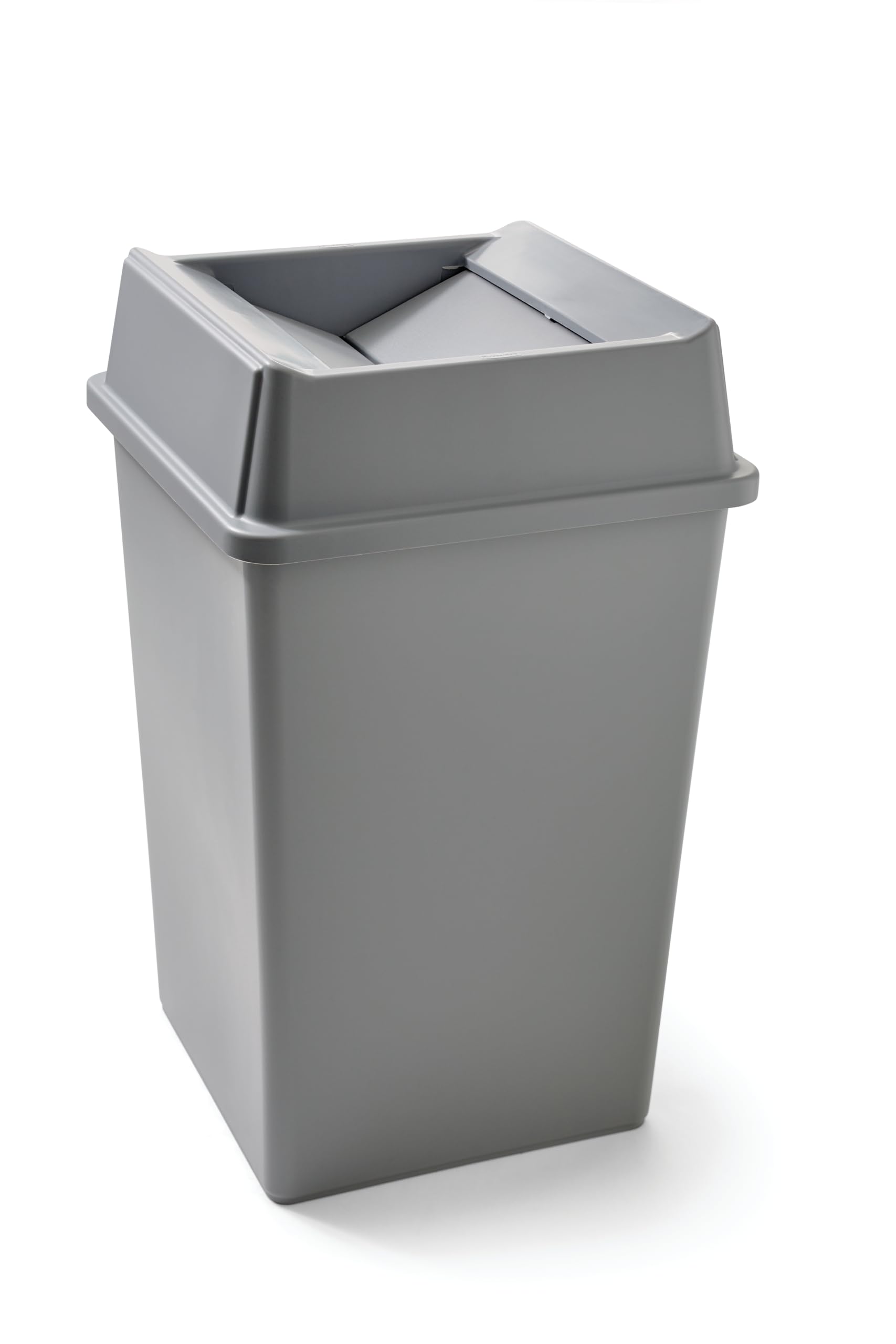 Rubbermaid Commercial Products Commercial Products FG395800GRAY 132 l Poubelle, Carrée Intouchable, Gris
