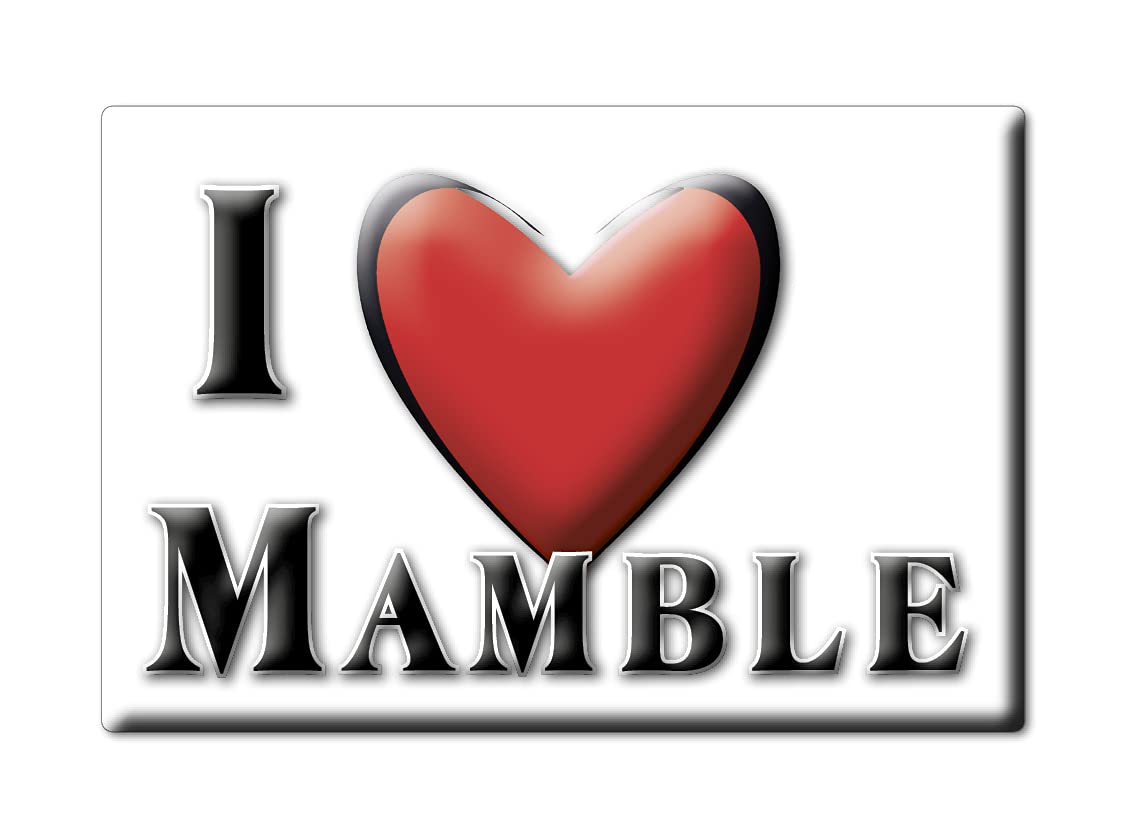 Enjoymagnets MAMBLE (ENG) FRIDGE MAGNET ENGLAND ENGLAND SOUVENIR I LOVE GIFT PRESENT