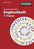  Englischheft 7. Klasse - kurz geübt & schnell kapiert