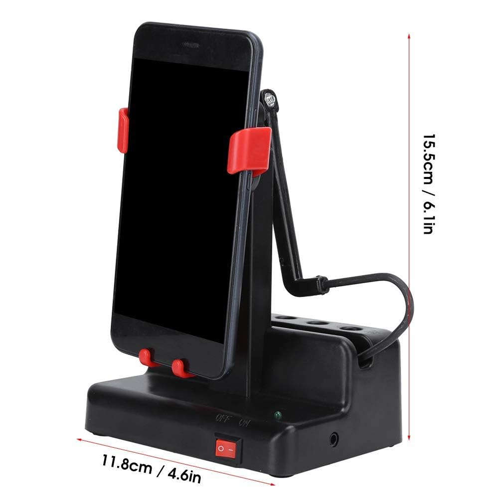 Compteur Automatique de Pas de Balancement de téléphone Portable, Shaker Automatique de téléphone Portable, podomètre de téléphone Portable à Rotation Gauche Droite, Alimentation, balancier Telephone