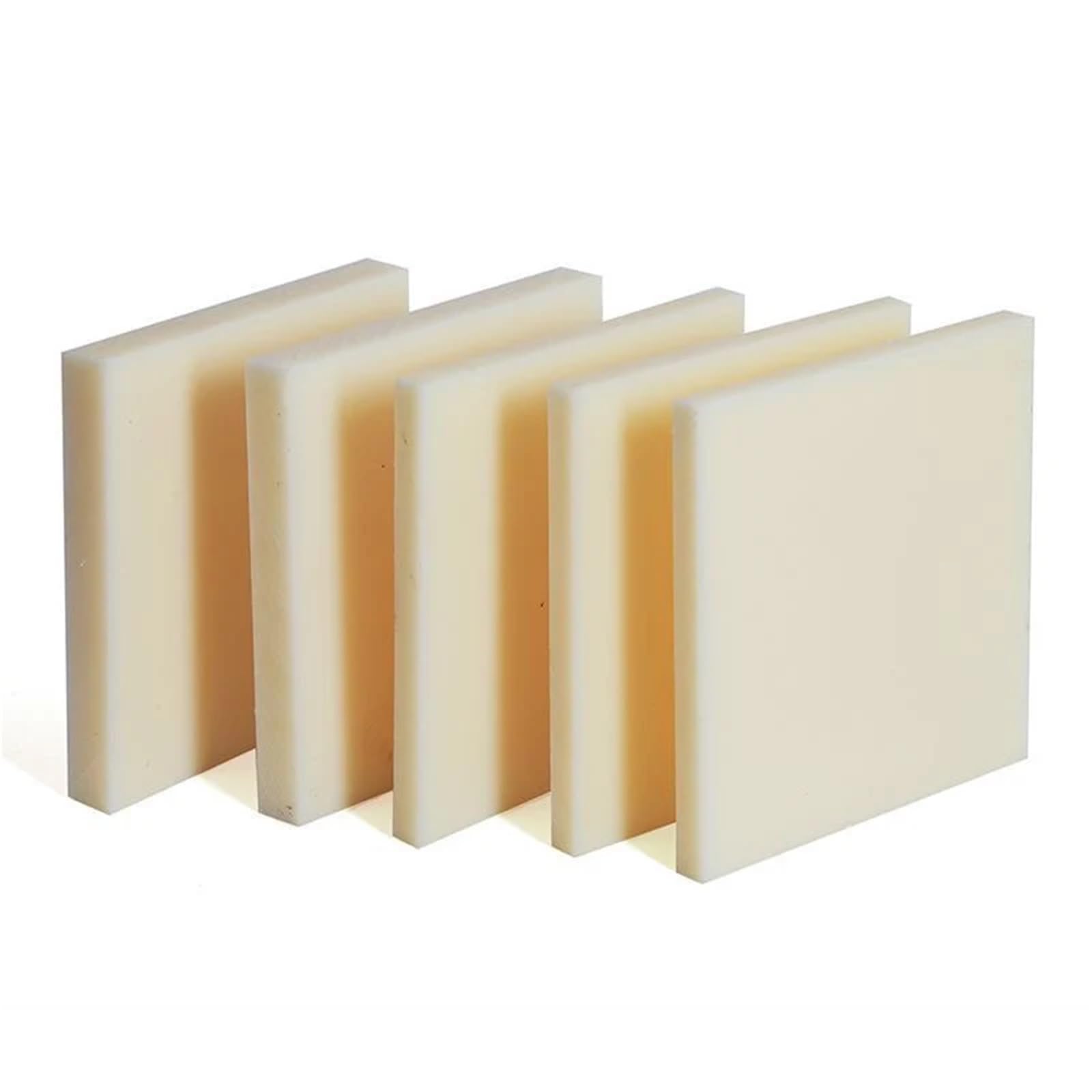 ABS-Kunststoffplatten 1–3 Stück ABS-Kunststoffplatten, 1–20 mm Dicke, CNC-Technikblech, Beige, 100 x 200, 250, 300 Bastelarbeiten