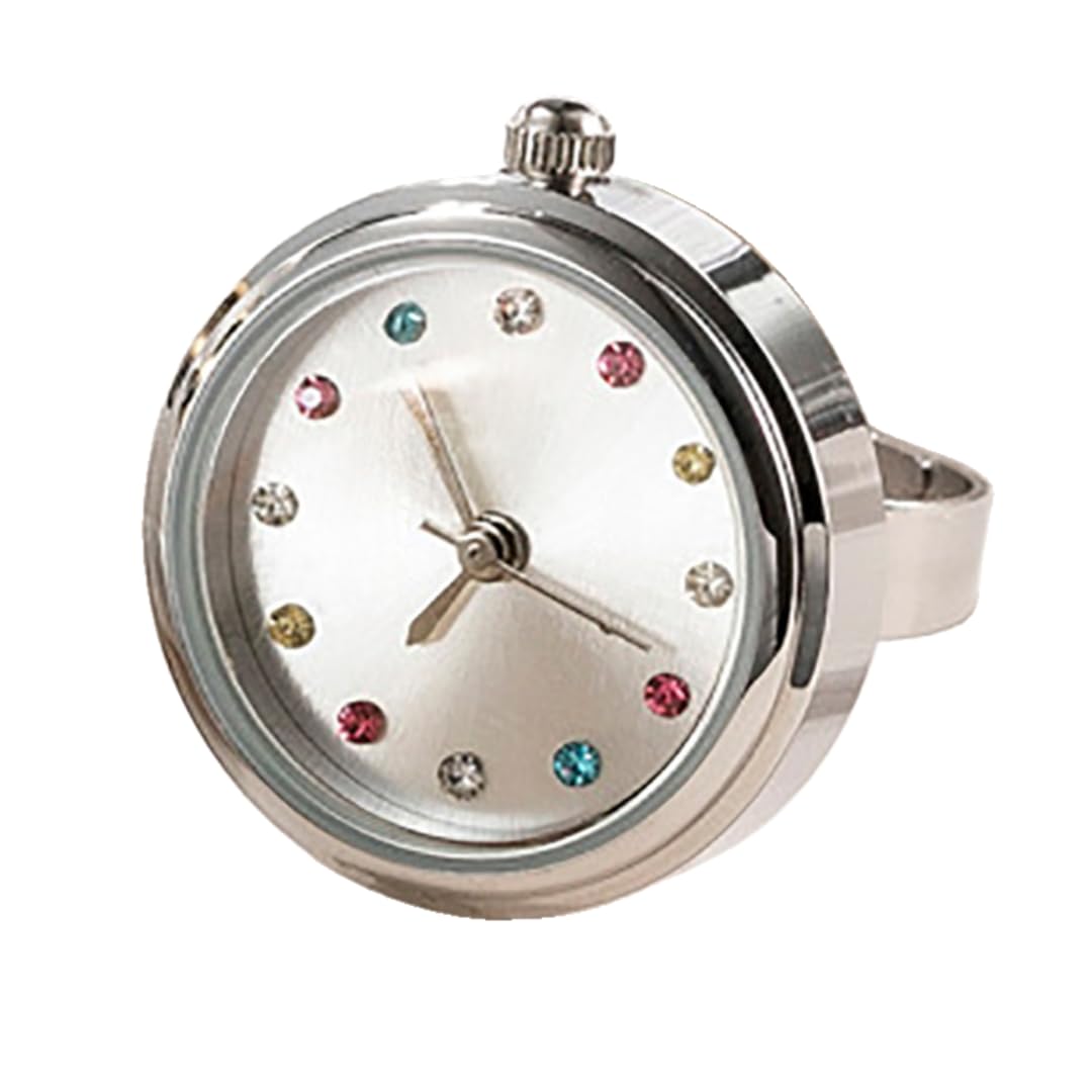 Yakh Jewels Metallic Ring Watch (B0CW6HGNT2) Amazon Price History, Amazon Price Tracker