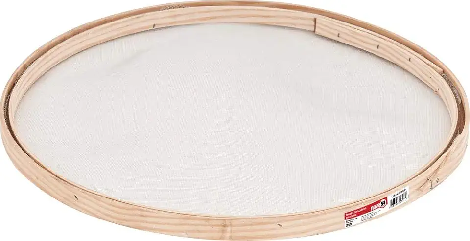 Nove54, Peneira Aro De Madeira Para Areia, 55 Cm, Pmn 0855.