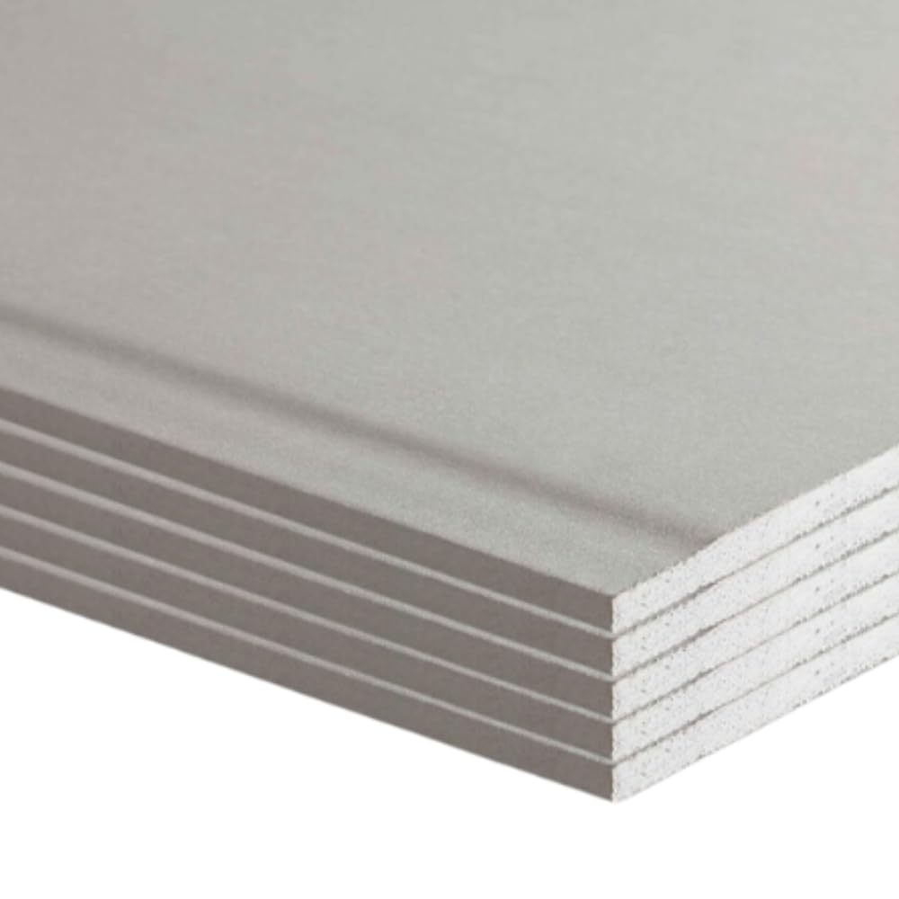 Fortunato Lastra Cartongesso BA 13 Dimensioni 1200 x 2000 mm Spessore 12.5 mm Confezione 5 Pezzi Pareti Divisorie