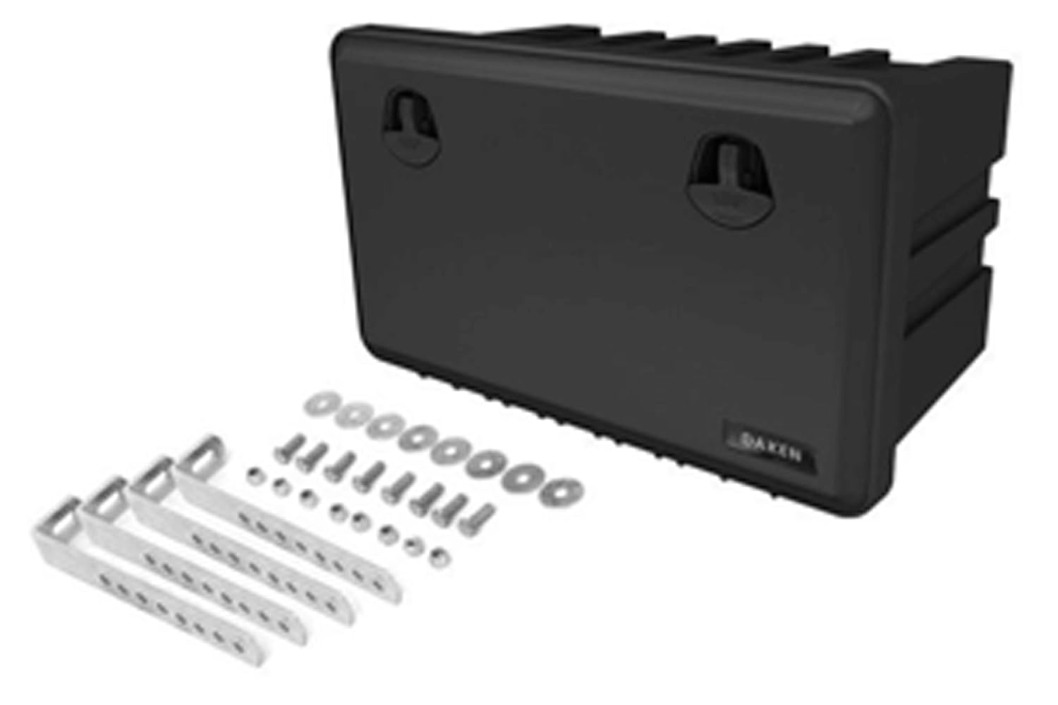 Boîte de Rangement Daken Just 826 avec Supports de Fixation – Coffre à Outils 127 L Étanche avec Double Verrou et Certificat TÜV – Pour Remorque, Camion et Utilitaire