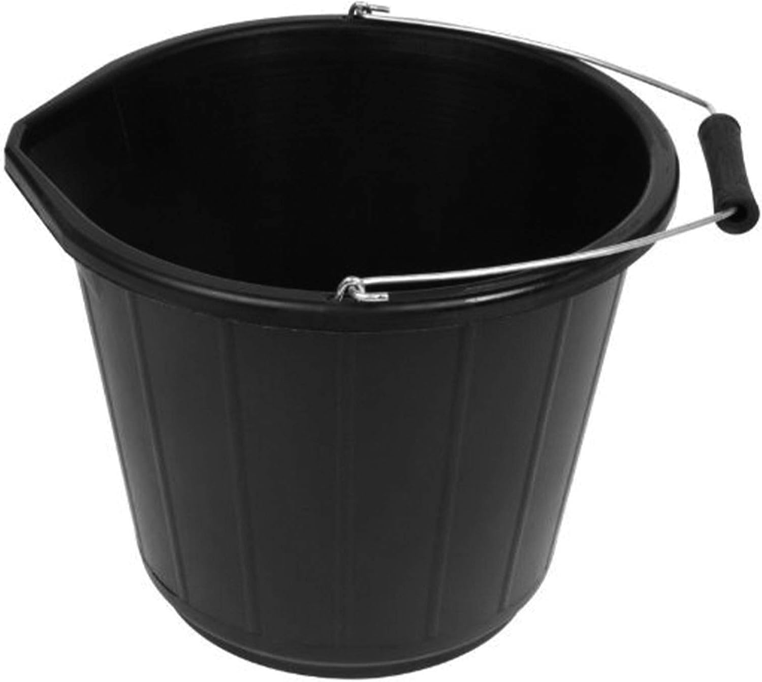 Ketoplastics Black 3 Gallon 14 Litre Bucket