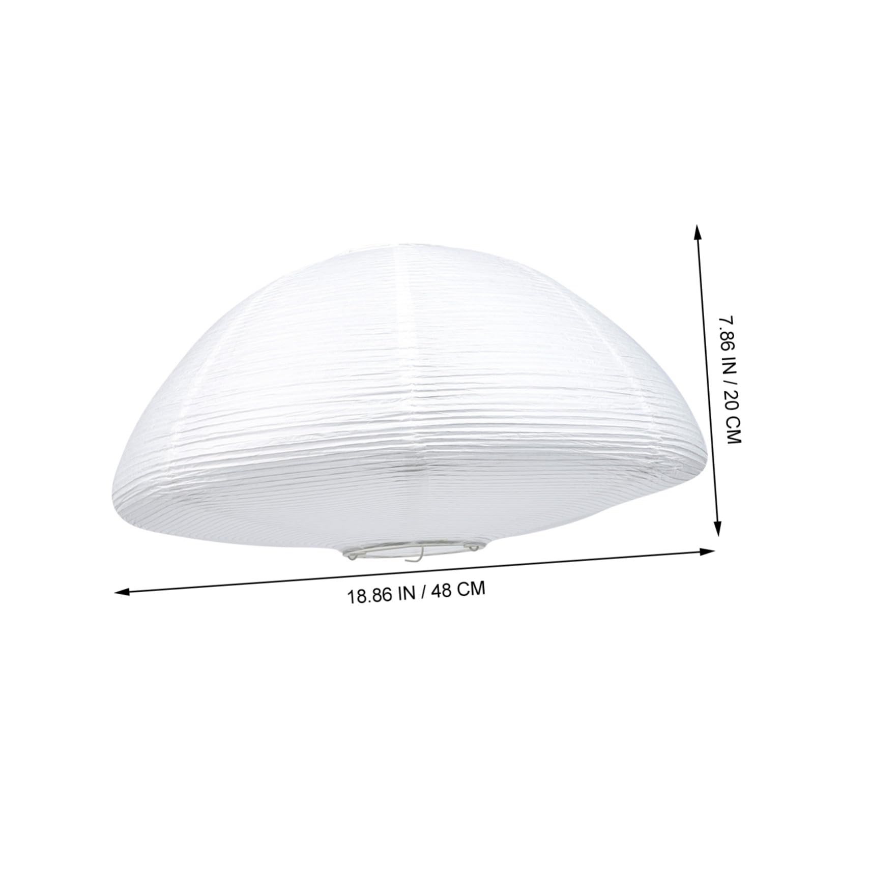 Paralume di Carta Bianco Semplice per Lampada a Sospensione, Facile da Installare, Ammorbidisce la Luce, per Camera da Letto e Ufficio