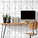 RoomMates RMK12088RL Jane Dixon Black and White Diamond Grid Specks Peel and Stick Wallpaper