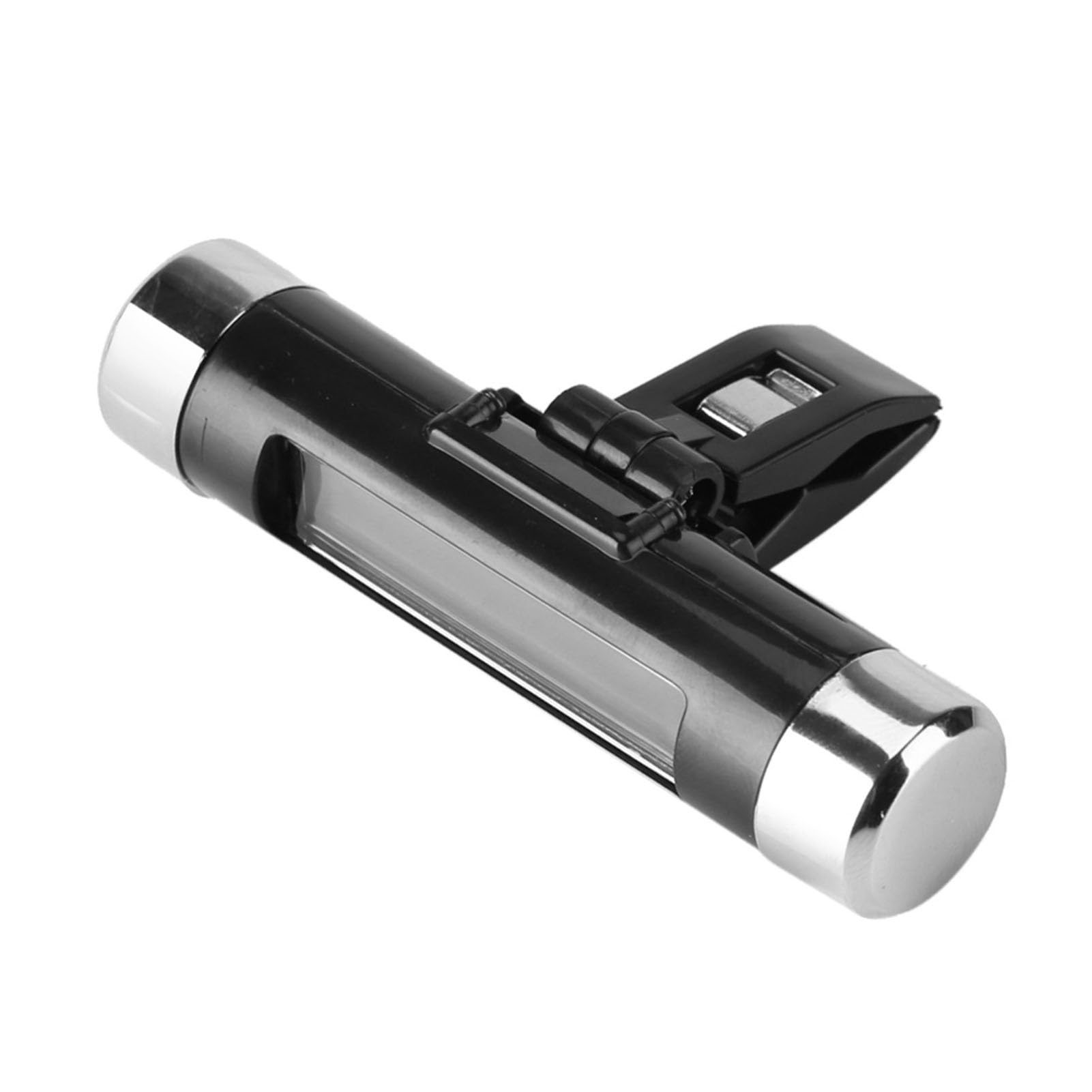 lyrlody Termómetro para Automóvil Reloj Termómetro LCD con Clip de Acero Inoxidable Monitor de Temperatura Digital Pantalla Retroiluminada de 32 a 176 °F para Conductores de Tablero de Automóviles y
