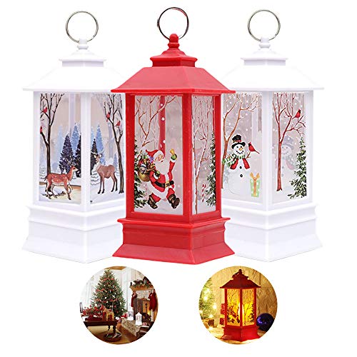 renos navideños con luces