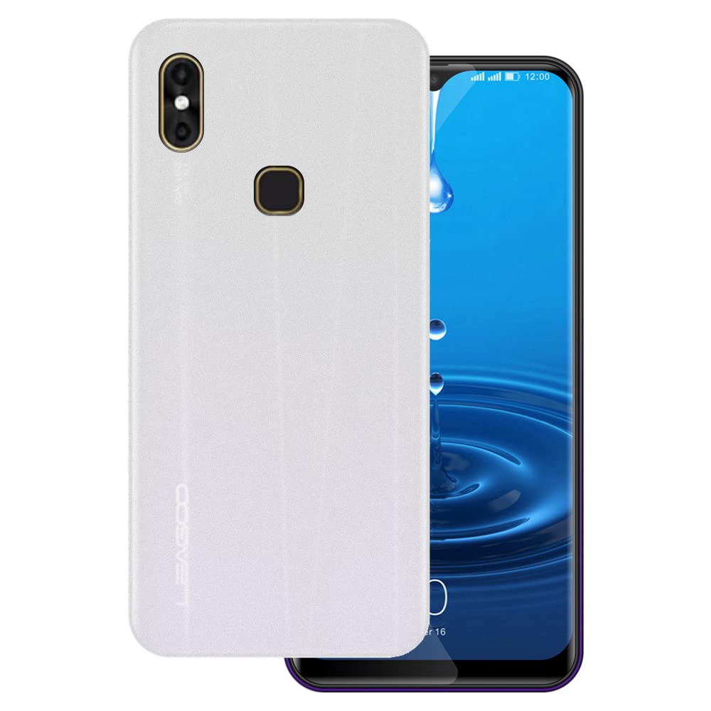 for Leagoo M13 Ultra Thin Phone Case, Gel Pudding Soft Silicone Phone Case for Leagoo M13 6.10 inches (White)